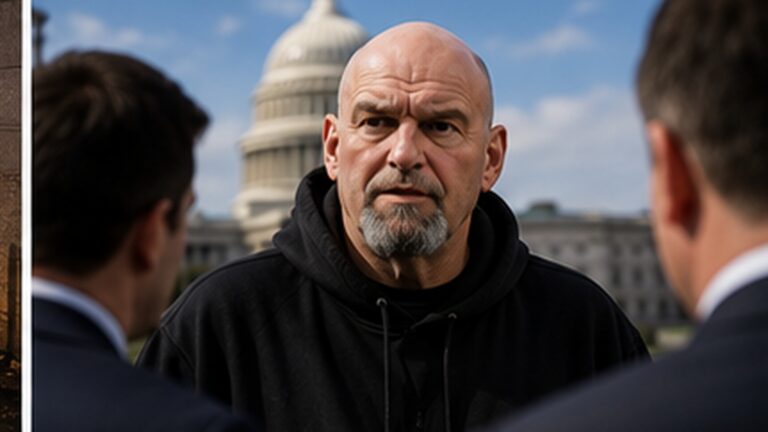 Quiet Alarm Grows Among Democrats Over Possible Fetterman Party Switch
