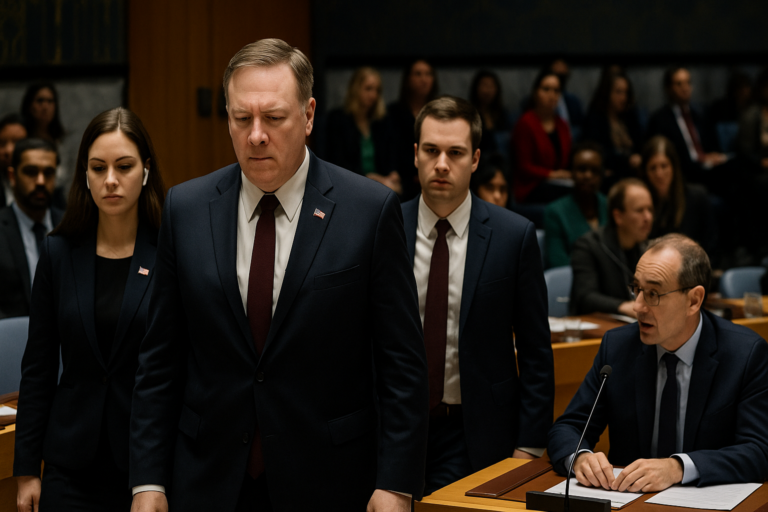 U.S. Delegation Walks Out of U.N. Meeting After France Criticizes Trump Administration